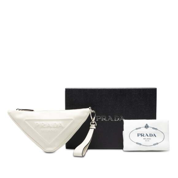 Prada Triangle Logo Zip Crossbody Bag #232833P79B
